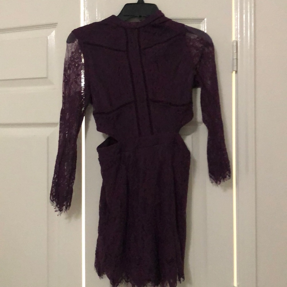 One piece romper (shorts), lace - worn once